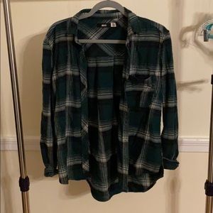 Dark green bdg flannel from urban outfitters